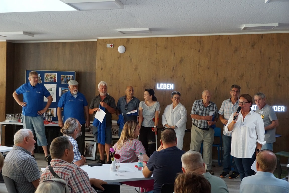 Auszeichnung des Bauteams