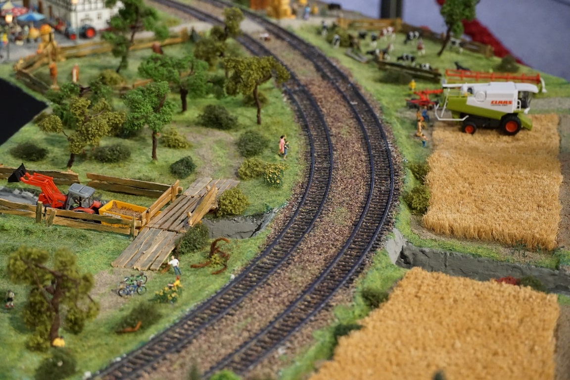 Anlage der Modellbahn AG des TMG Stutensee