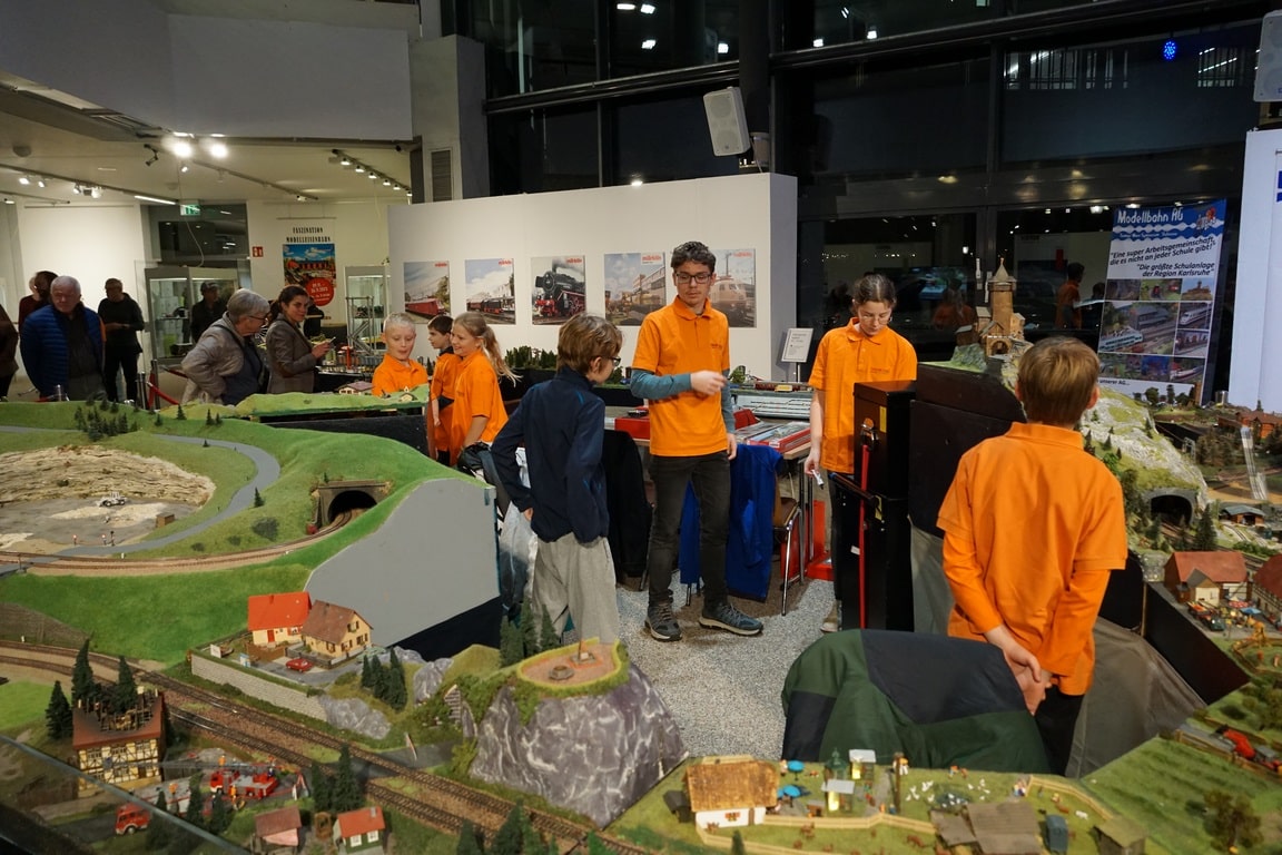 Anlage der Modellbahn AG des TMG Stutensee