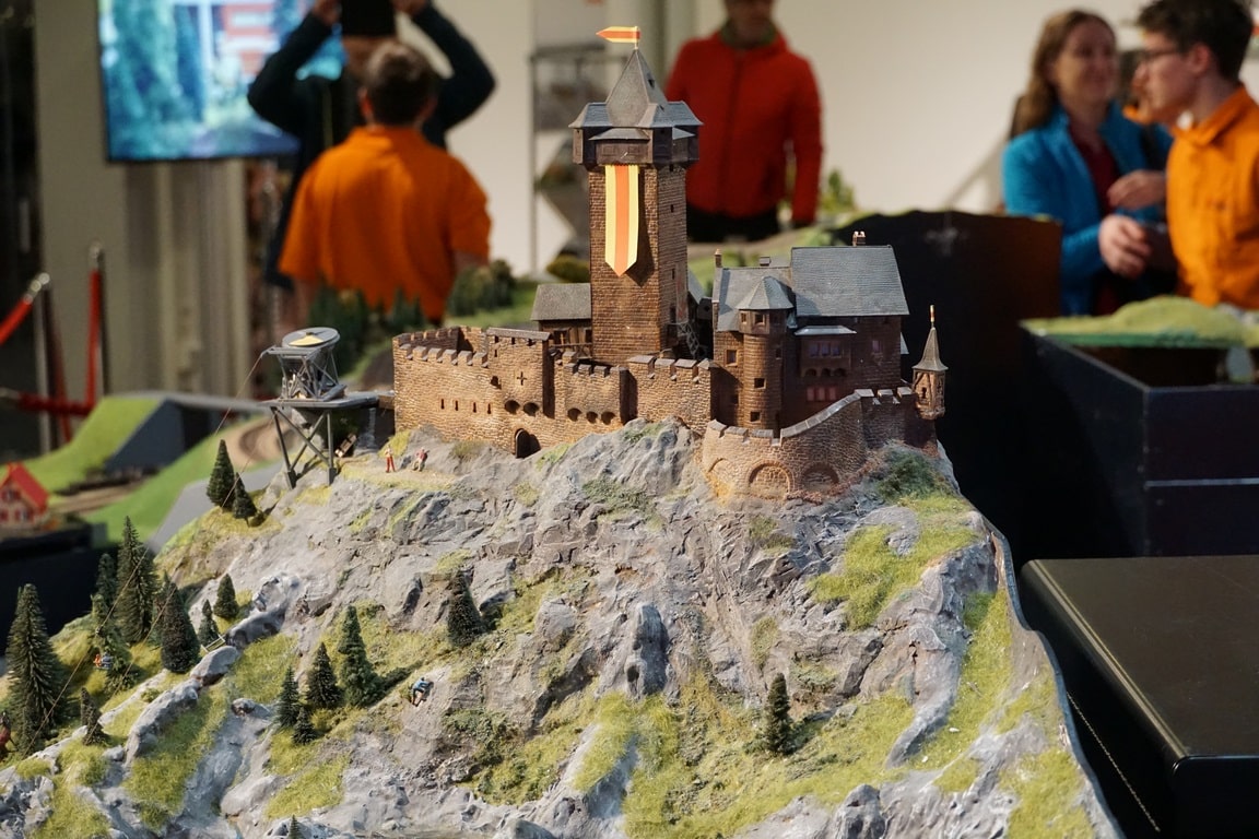 Anlage der Modellbahn AG des TMG Stutensee