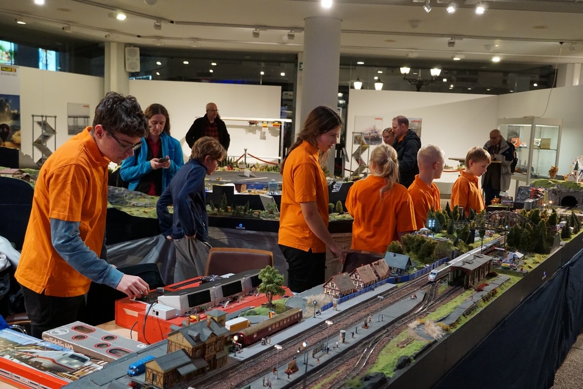 Anlage der Modellbahn AG des TMG Stutensee