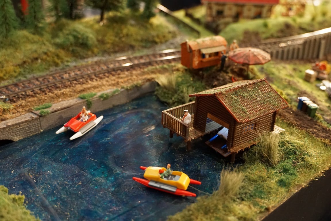 Anlage der Modellbahn AG des TMG Stutensee