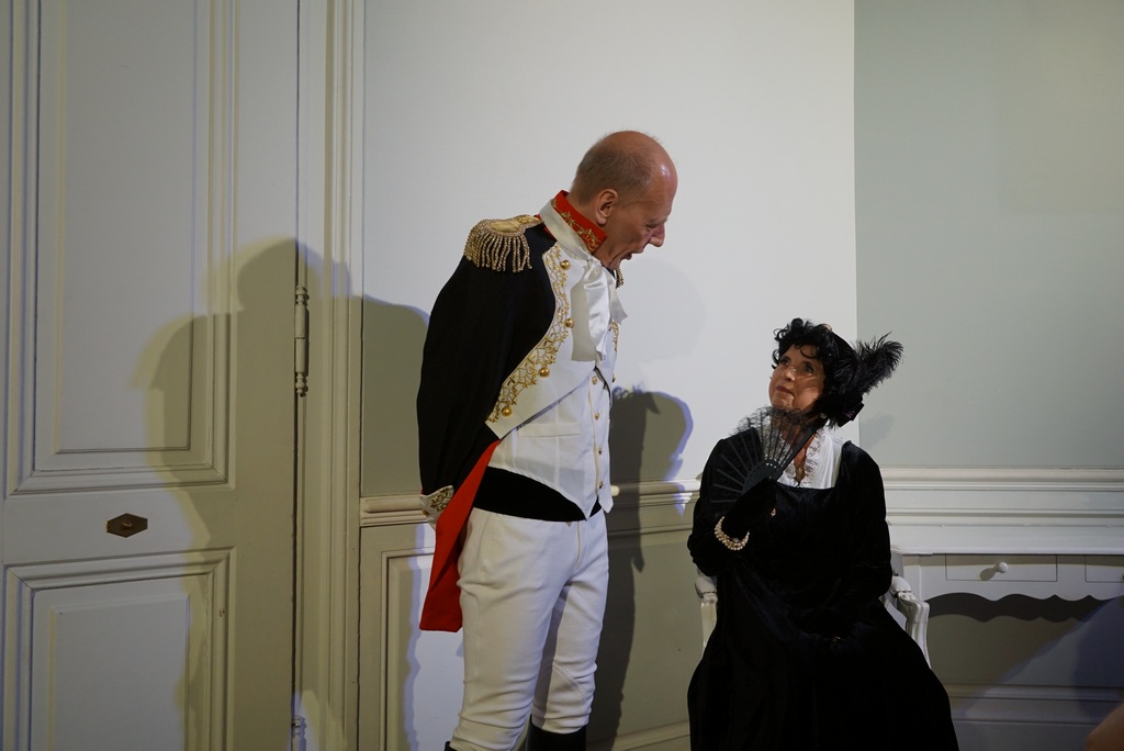 Napoleon und Markgräfin Amalie (Marcel Horvatitsch, Gaby Schneider-Mall)