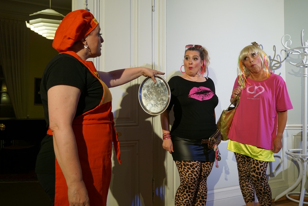 Badische Backfee (Ulrike Partik-Raupp mit Heidi und Helga (Stefanie Bertsch, Gaby Schneider-Mall)