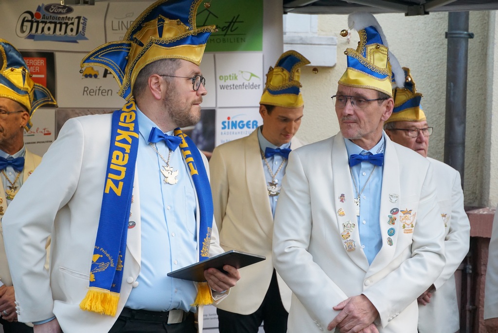 Sitzungspräsident Steffen Staiger (l.) und Präsident Roland Hempel