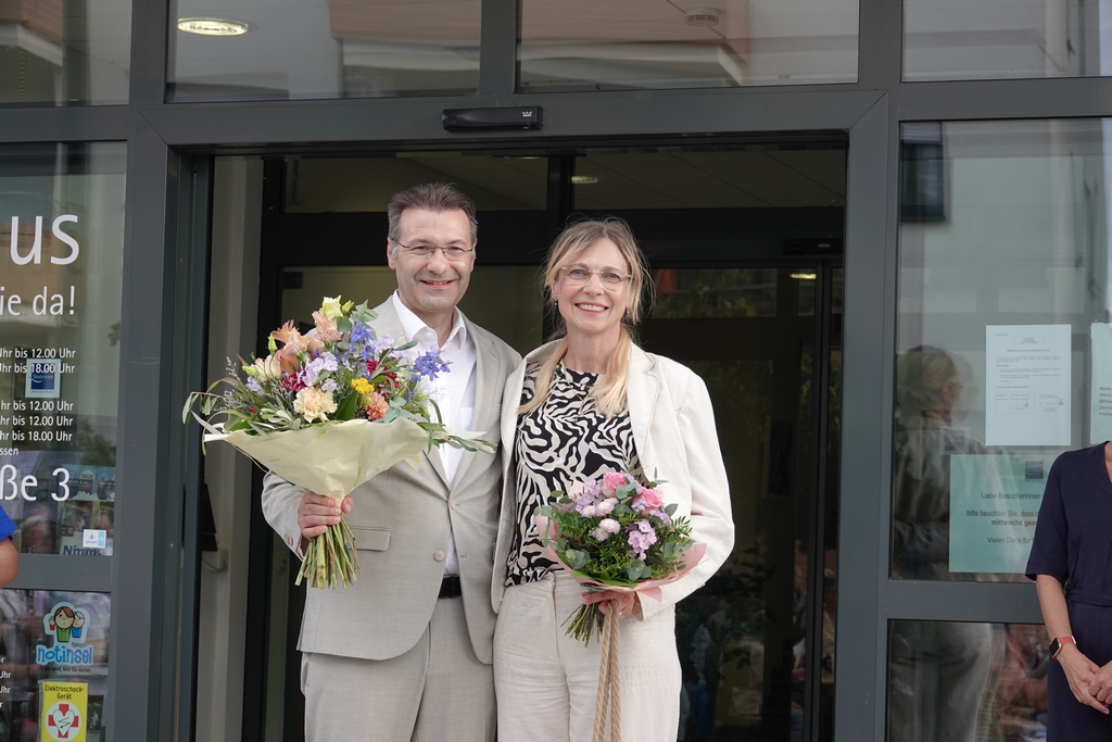 Frank Burkard mit seiner Lebensgefährtin Kirsten Nießner
