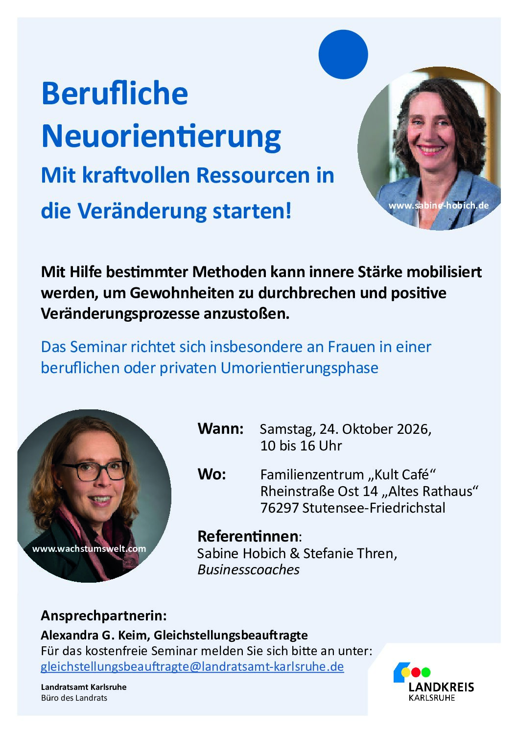 Berufliche Neuorientierung