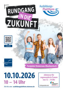 Flyer für Rundgang in die Zukunft